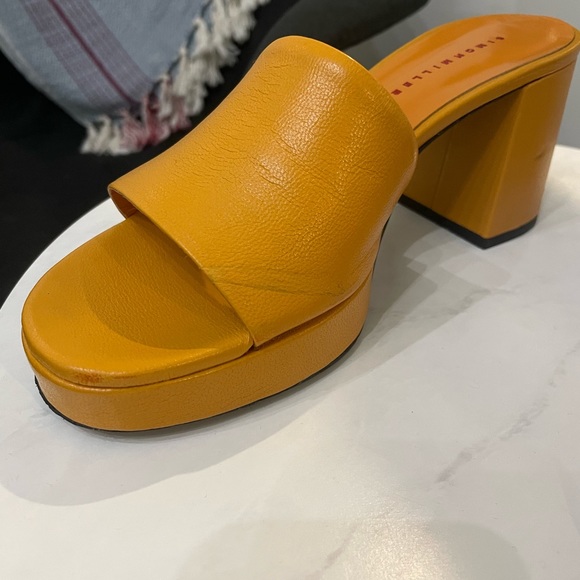 Simon Miller Stopper Platform Heel Sandals in Papaya Size 38 - Picture 12 of 16